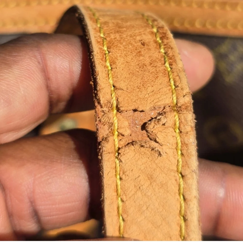 VTG Authentic Louis Vuitton Keepall 45 Brown Monogram Duffel Travel Bag Unisex - Picture 7 of 16